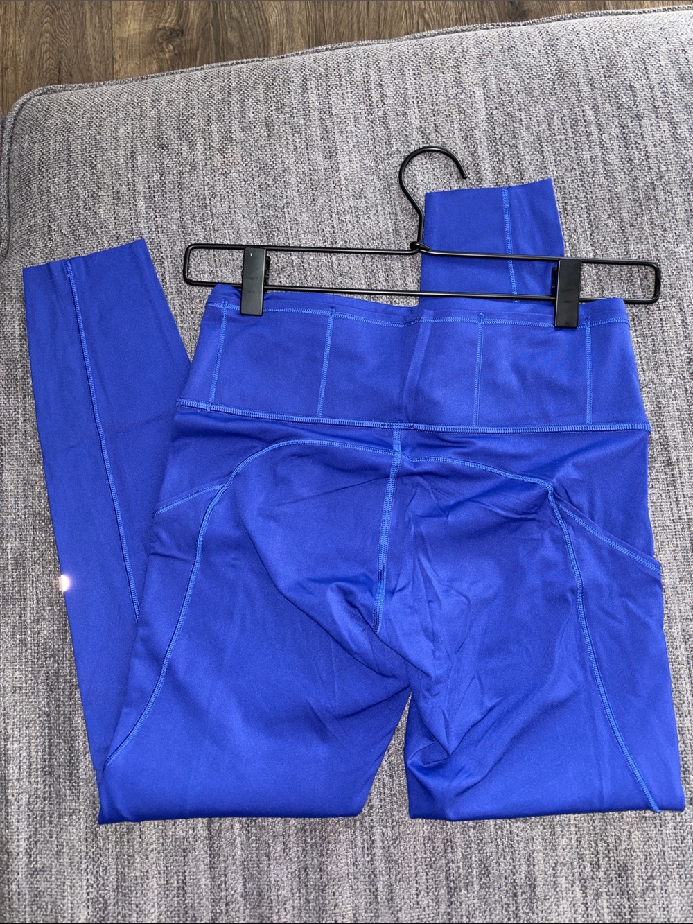 Fast and Free Lululemon 25” Bright Royal Blue High-Waist Pocket Leggings - Picture 2 of 4